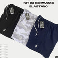 Kit Promocional 03 Shorts Elastano TRYDFIT