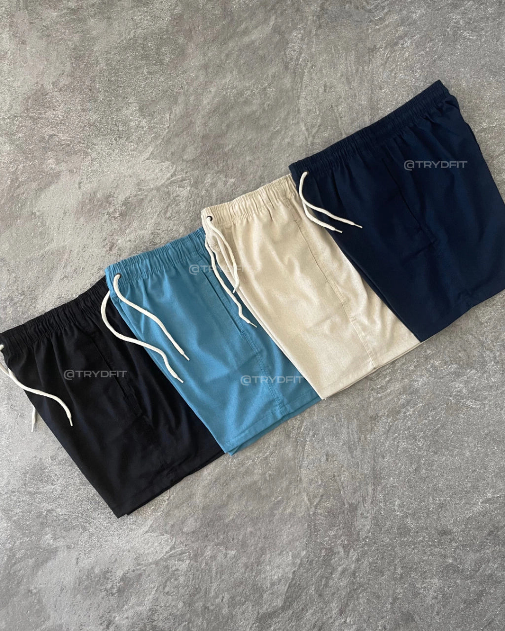 Kit Promocional 4 Bermudas Linho Premium