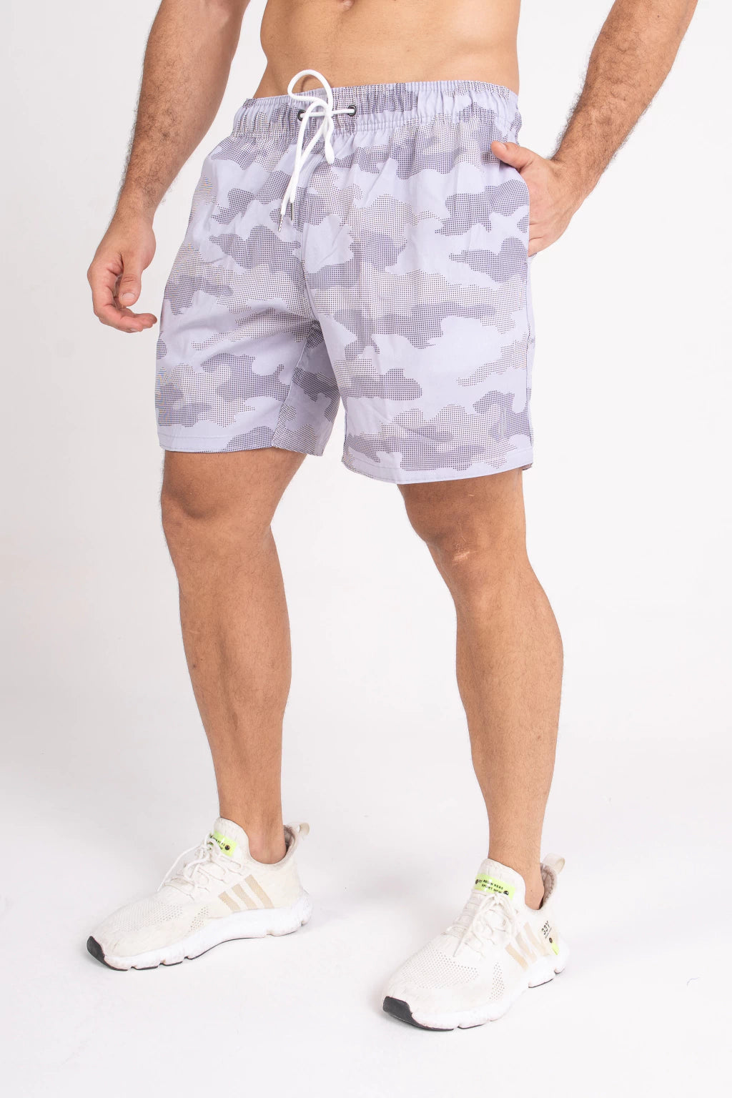 SHORT ELASTIC PREMIUM CAMUFLADO WHITE
