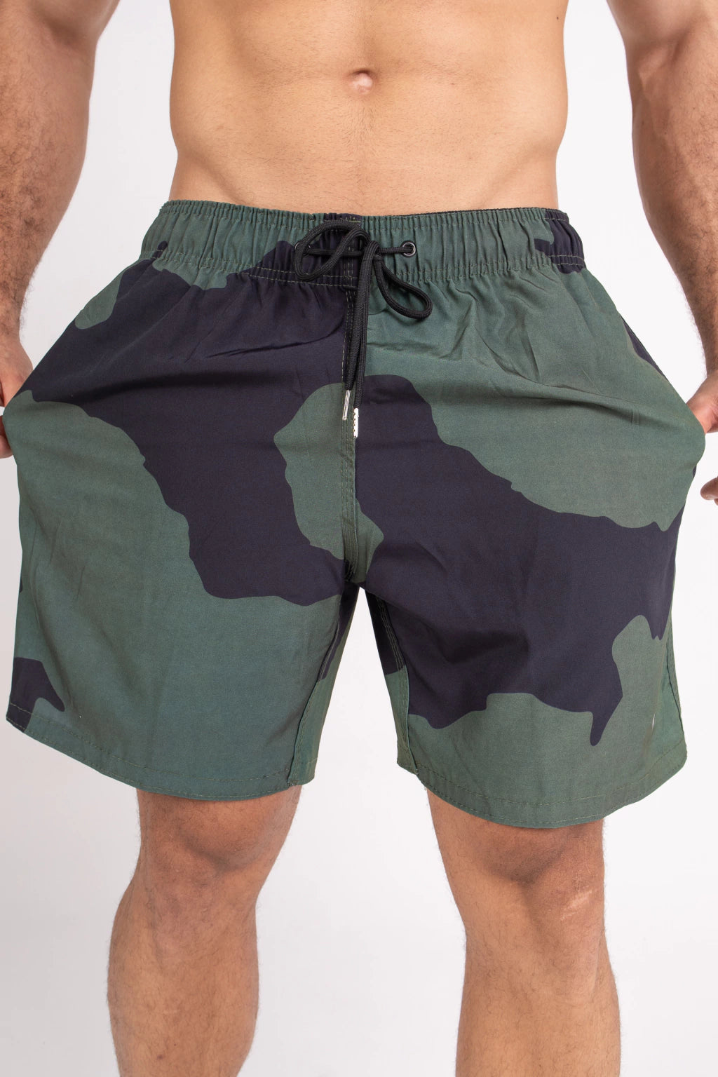 SHORT ELASTIC PREMIUM CAMUFLADO GREEN